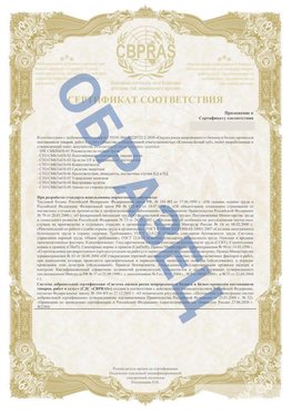Образец Приложение к СТО 01.064.00220722.2-2020 Удомля Сертификат СТО 01.064.00220722.2-2020 